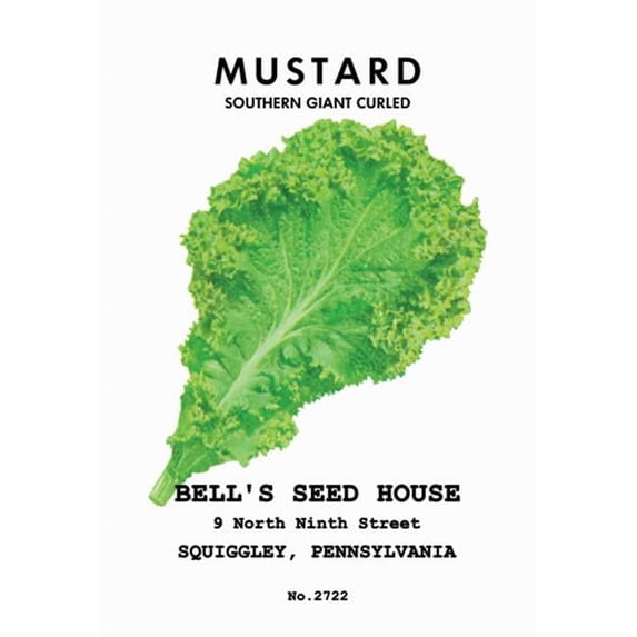 Buy Enlarge 0-587-02595-6P12x18 Mustard- Southern Giant Curled- Paper Size P12x18