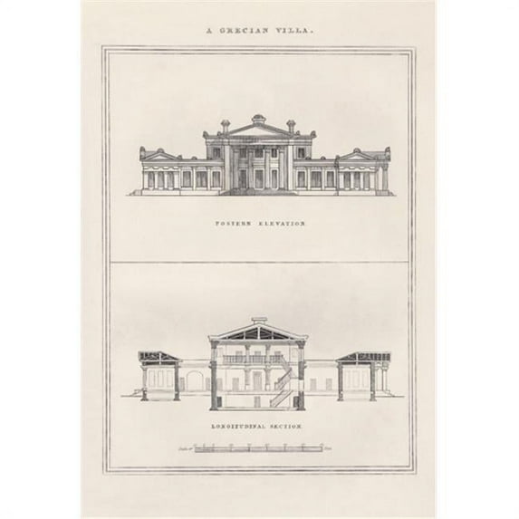 Buy Enlarge 0-587-04130-7P12x18 Grecian Villa no. 2- Paper Size P12x18