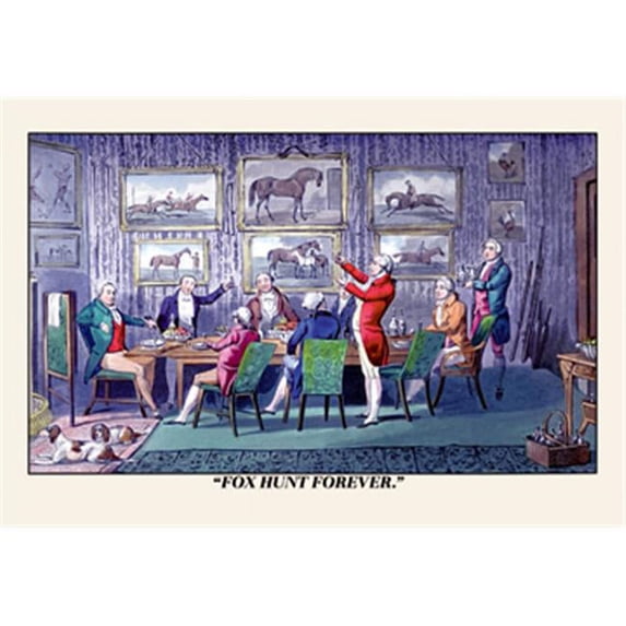 Buy Enlarge 0-587-06431-5P20x30 Toast to Fox Hunting- Paper Size P20x30