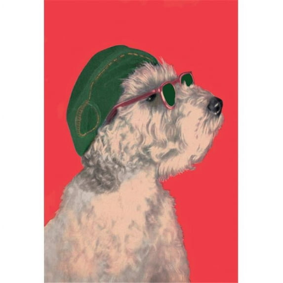 Buy Enlarge 0-587-11815-6P12x18 Dog with Glasses and Hat- Paper Size P12x18
