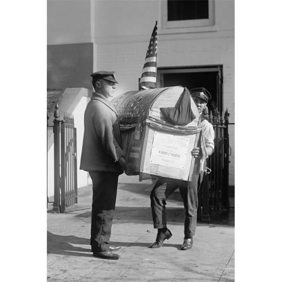 Buy Enlarge 0-587-46218-LP12x18 Harding Turkey Delivered to the White House- Paper Size P12x18