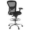 thumbnail image 1 of Harwick Deluxe Mesh Drafting Stool with Arms-Color:Black, 1 of 8