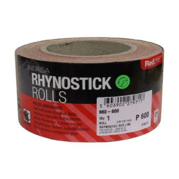 Buy Indasa Rhynostick Red Line 2.75" x 27.5 Yards PSA Sanding Rolls 960 Series (36–600 Grits)