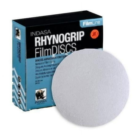 Buy Indasa 5" FilmLine Rhynogrip Solid Sanding Discs - 7500F Series (50/Box, Grit 240–1500)