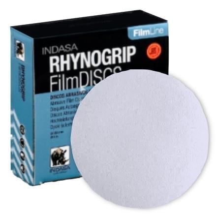 Buy Indasa 6" FilmLine Rhynogrip Solid Abrasive Sanding Discs – 7600F Series (Grit 1500, 50/Pack)