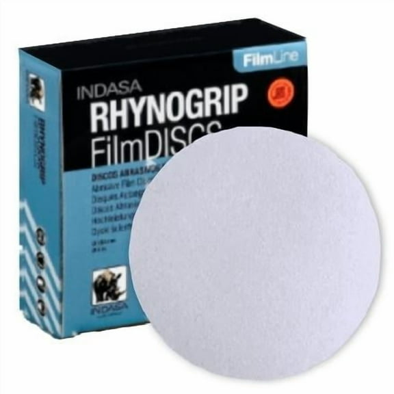 Buy Indasa 6" FilmLine Rhynogrip Solid Abrasive Sanding Discs – 7600F Series (Grit 320, 50/Pack)