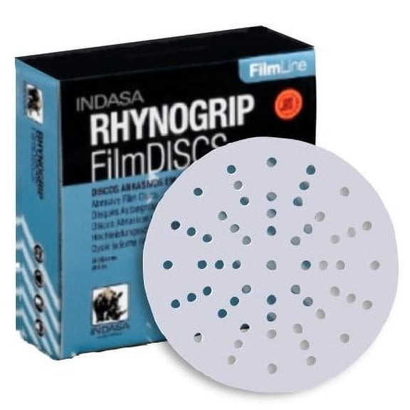 Buy Indasa 6" Rhynogrip Ultravent Multi-Hole Sanding Discs – 7660F Series (50/Box, Grit 240–1500)