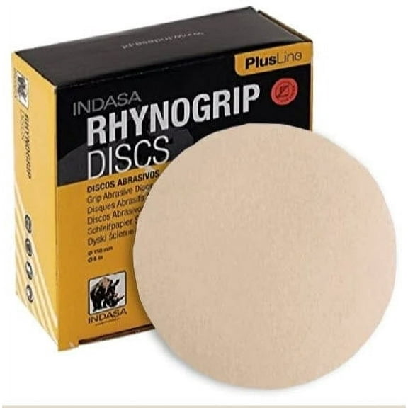 Buy Indasa 6" Rhynogrip Plus Line Solid Abrasive Sanding Discs – 1061 Series (Grit 150, 50/Pack)