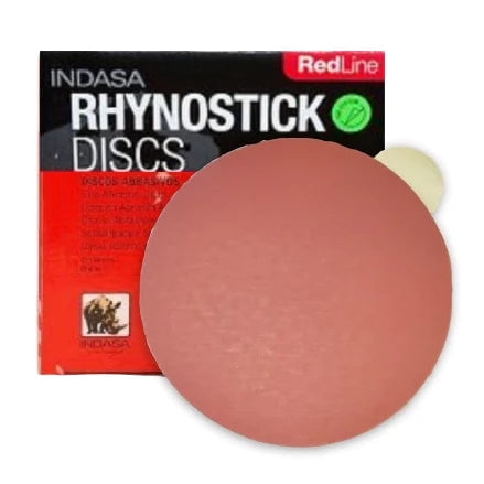 Buy Indasa 6" Rhynostick Redline Solid Abrasive Sanding Discs – 600 Series (Grit 280, 100/Pack)