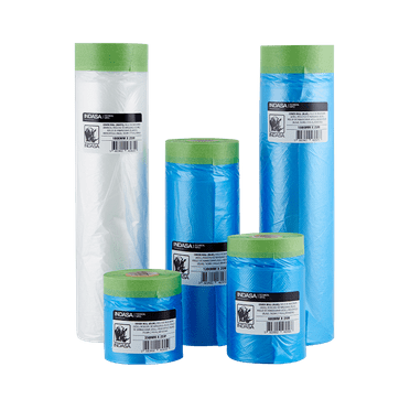 Buy Indasa Cover Rolls Pre-Taped Masking Film, 449585, 14" x 27yds, 1 Roll