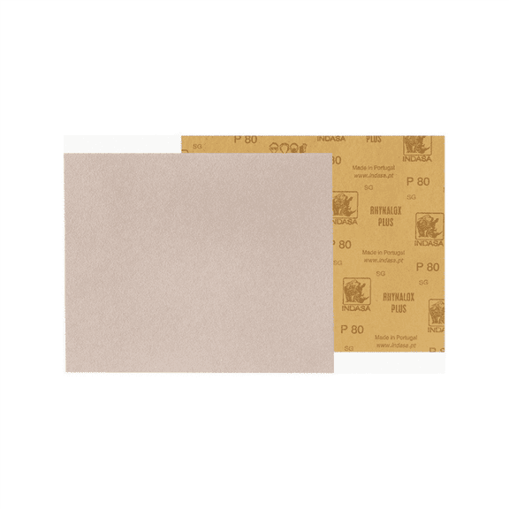 Indasa USA,Inc. 3A-320 Rhynolox and Rhynalox Plus Line High Flex Sanding Sheet, 11 in L x 9 in W, 320 Grit