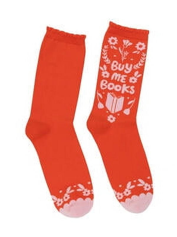 GIFTOPATHY Buy Me Books Socks - Small