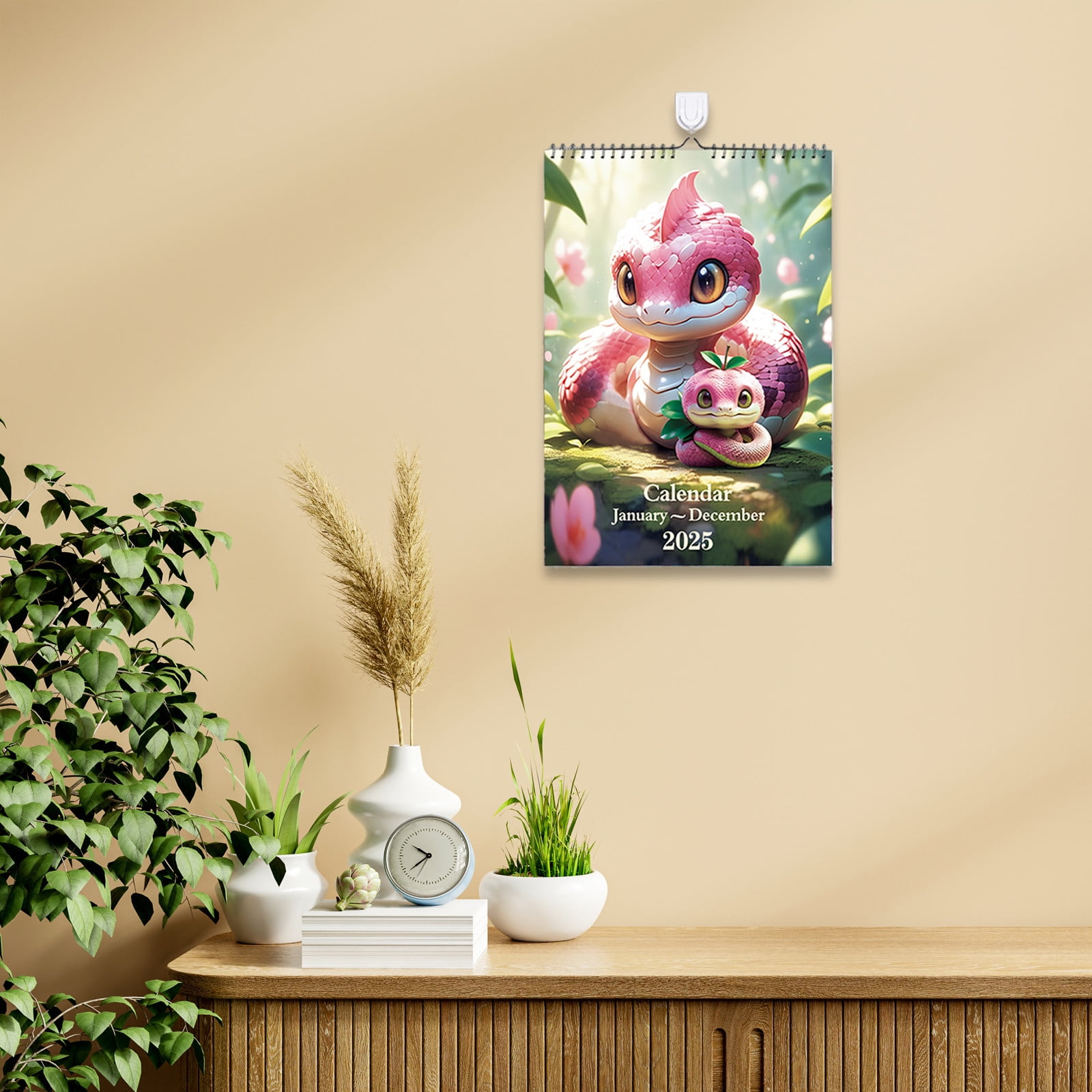 Buy One Get One Free! 2025 Year of the Snake Wall Calendar Large
