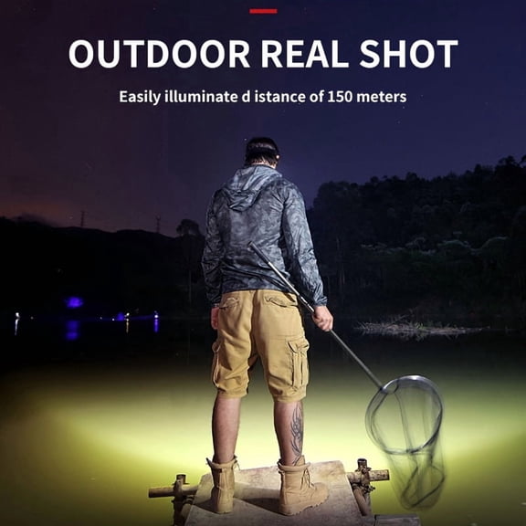 Buy One, Get One Free, Totaling Over 2 Multifunctional 5LED Headlamps - Head-mounted Flashlight with USB Charging, High Brightness, IP65, 4 Modes, Ideal for Running, Hiking, Camping, Work,Maintenance
