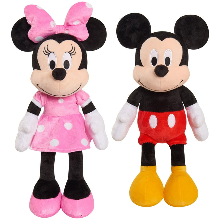 ミッキーミニーぬいぐるみMickey & Minnie stuffed toys Buy One Minnie Plush Get One Mickey Plush FREE - Walmart.com
