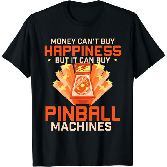 Buy Pinball Machines - Vintage Multiball Pinball Arcade Game T-Shirt