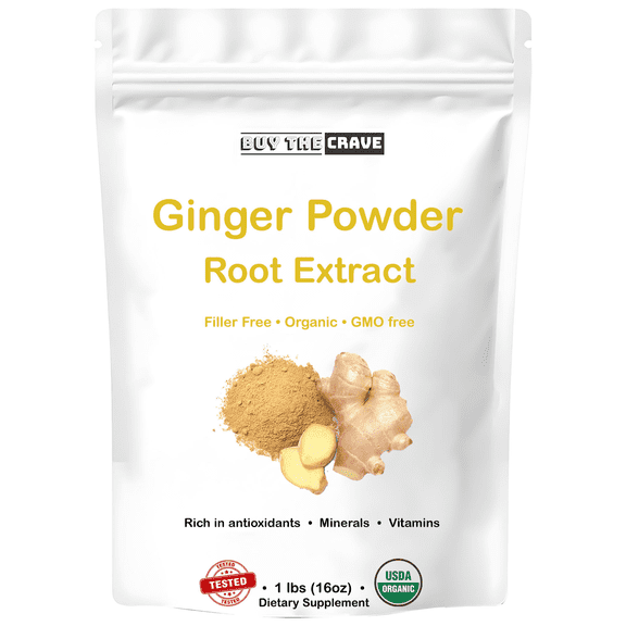 Buy The Crave Ginger Powder Root Extract 1 lbs (16oz)