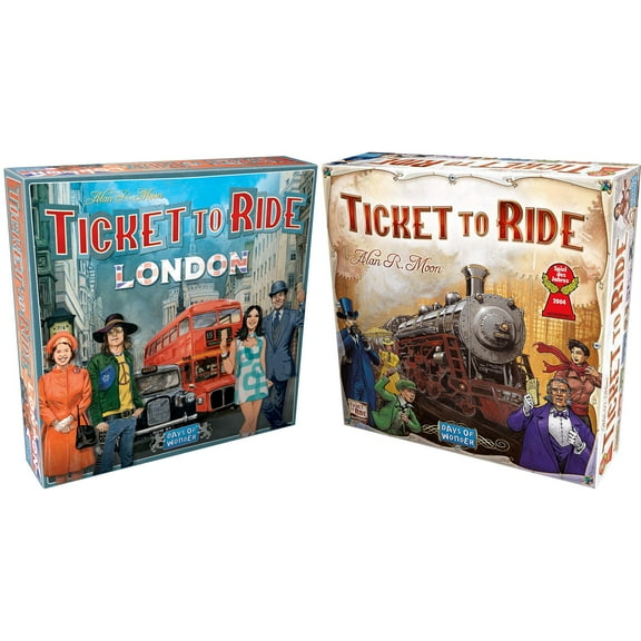Buy Ticket to Ride and Get Ticket to Ride London for FREE Board Games