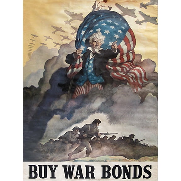 Buy War Bonds Novelty Sign | Indoor/Outdoor | Funny Home Décor for Garages, Living Rooms, Bedroom, Offices | SignMission personalized gift Wall Plaque Decoration