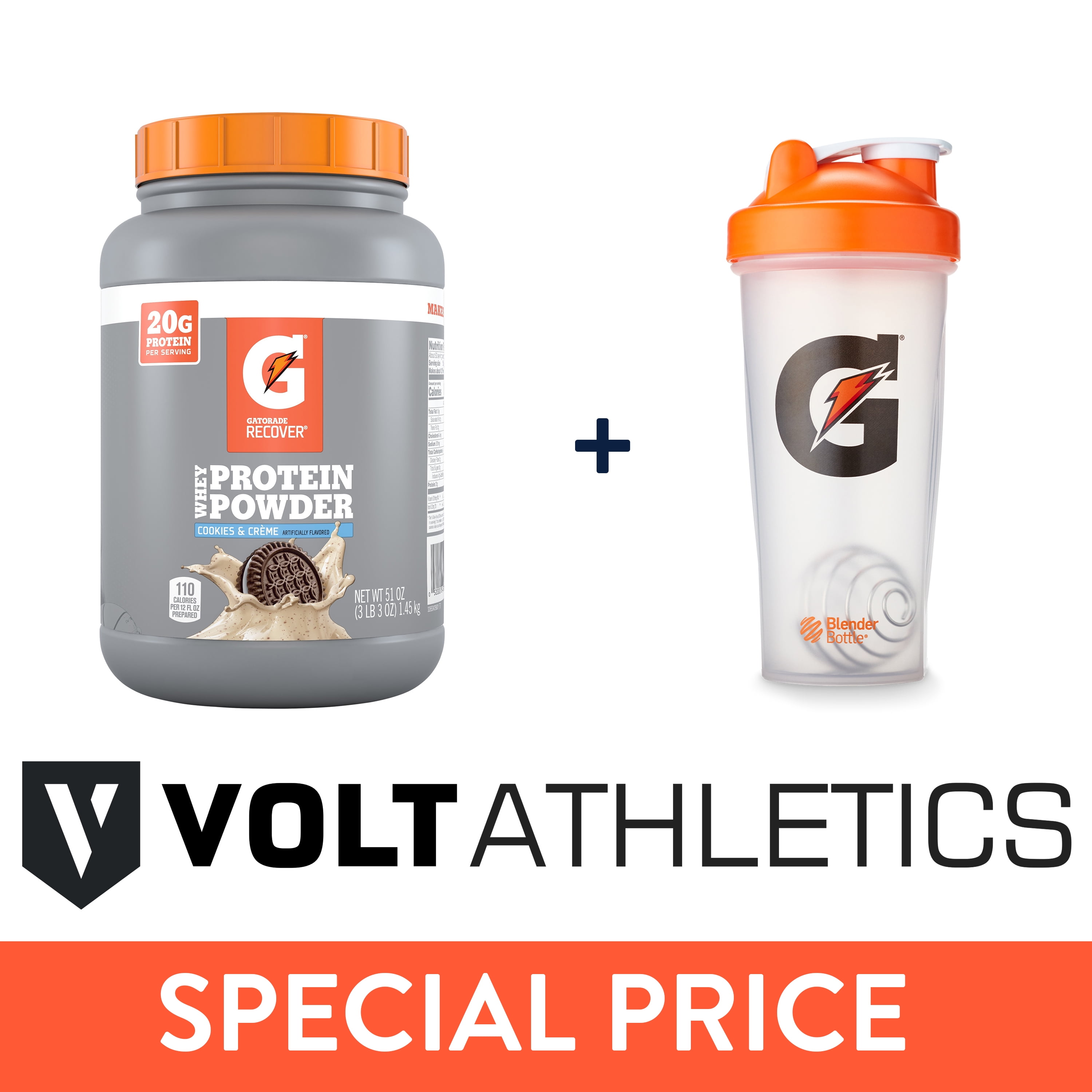 Buy a Gatorade Whey Protein Cookies & Cream Protein Powder and get a