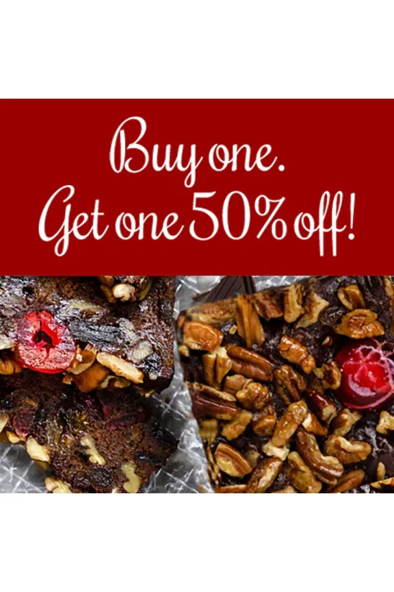 Chocolate Rum Fruitcake 2 Cakes, Moist Gourmet Pound Cake, Traditional Recipe, Perfect Holiday Dessert & Gift Treats