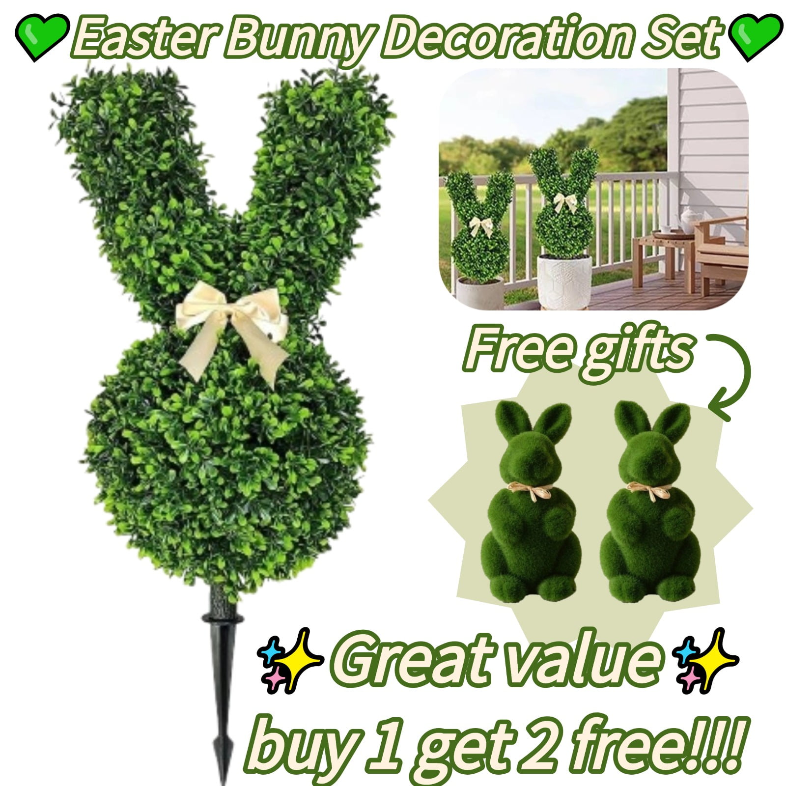 Buy one get two free, Little Rabbit is a gift! 29 - inch Rabbit - Shape ...