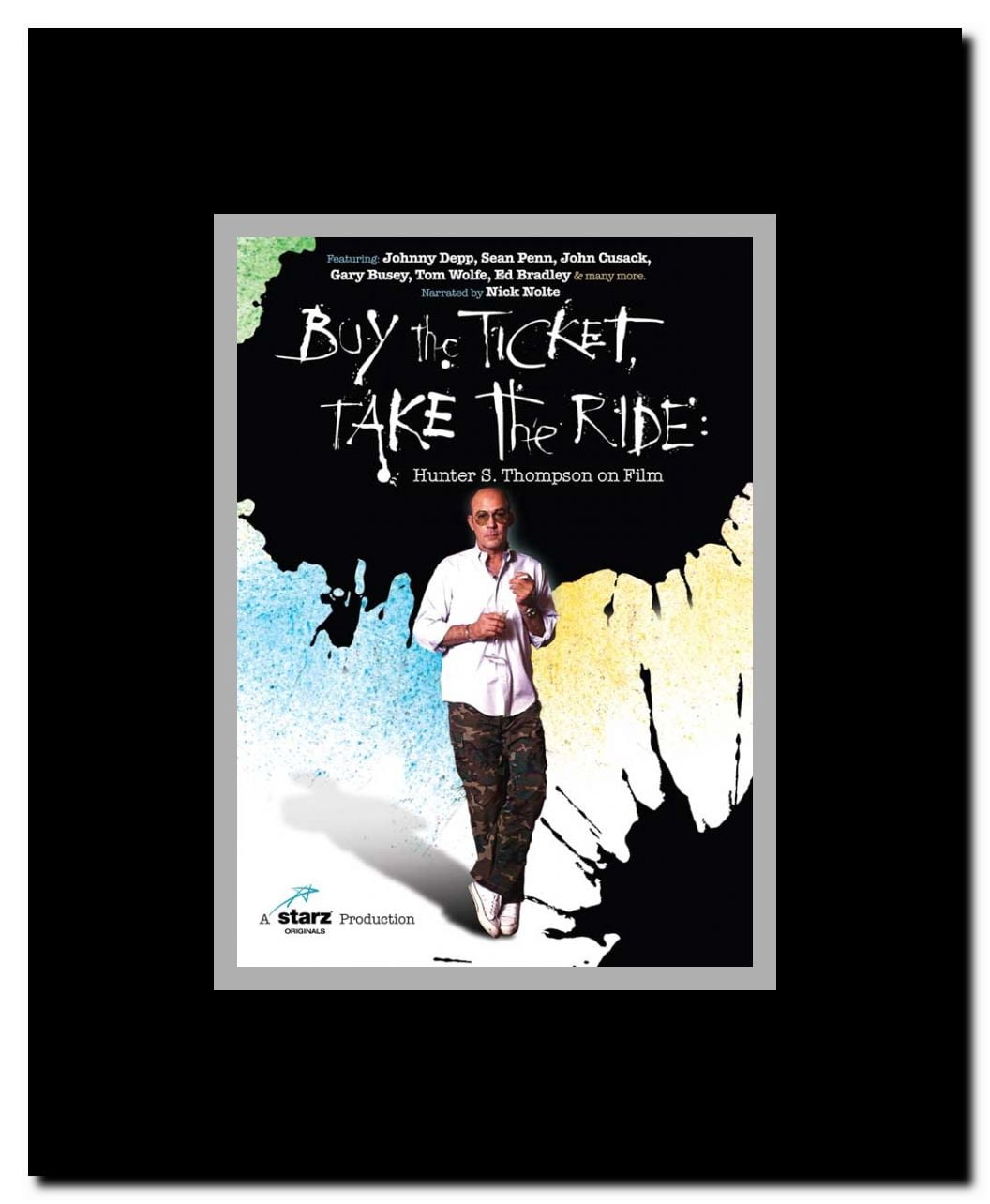 Buy the Ticket Take the Ride Framed Movie Poster