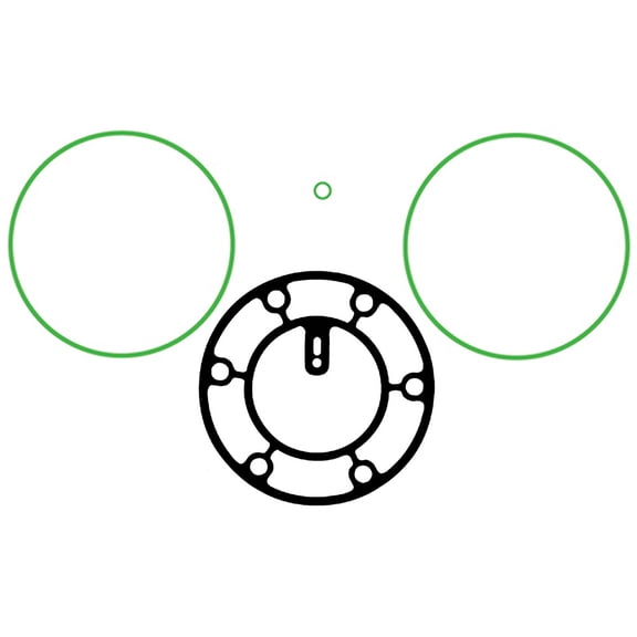 BuyAutoParts A/C Compressor Gasket Kit AE-V0137AN