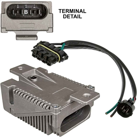 BuyAutoParts Engine Cooling Fan Controller H5-G0051AN