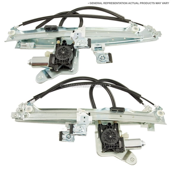 BuyAutoParts Power Window Motor and Regulator Assy - Pair U8-B0913AN