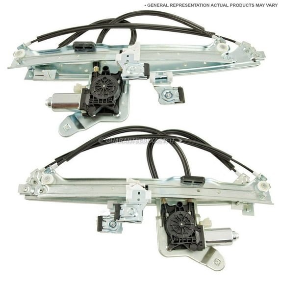BuyAutoParts Power Window Motor and Regulator Assy - Pair U8-B0984AN
