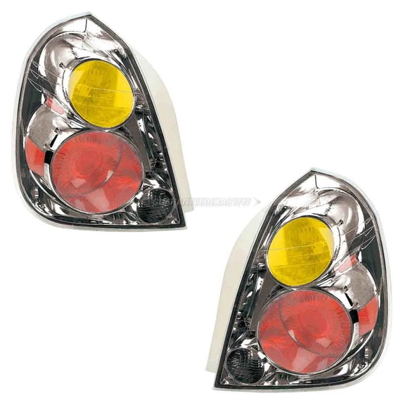 BuyAutoParts Tail Light Assembly Pair 16-23366TK