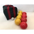 thumbnail image 1 of BuyBocceBalls Listing - EPCO Engraved Bocce Package - 110mm Yellow and Light Red Balls with Engraving, 1 of 1
