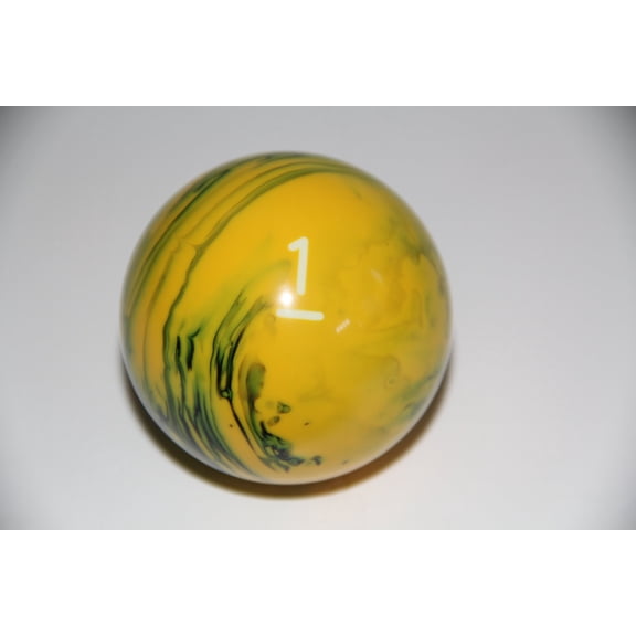 BuyBocceBalls Listing - EPCO Replacement Ball #1 Marbleized Billiard or Pool Set, 5.75oz, 2.25" diam