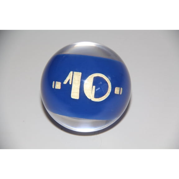BuyBocceBalls Listing - EPCO Replacement Ball #10 Clear-Rocco Style Billiard or Pool Set, 4.2oz, 2.25" diam