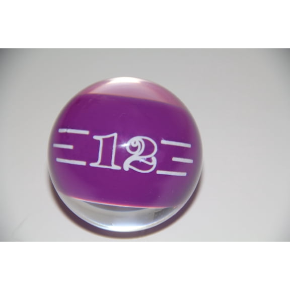 BuyBocceBalls Listing - EPCO Replacement Ball #12 Clear Billiard or Pool Set, 4.2oz, 2.25" diam