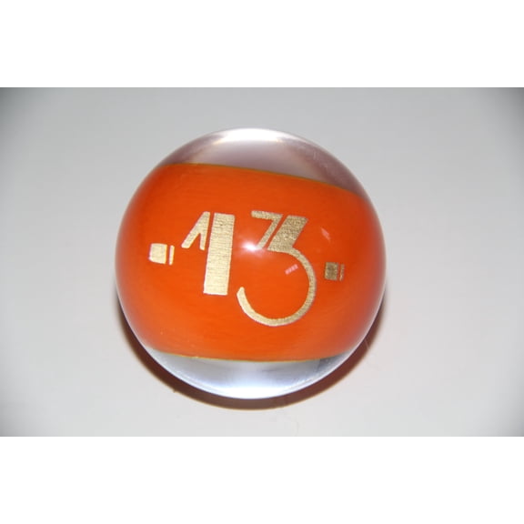BuyBocceBalls Listing - EPCO Replacement Ball #13 Clear-Rocco Style Billiard or Pool Set, 4.2oz, 2.25" diam