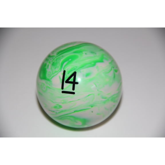 BuyBocceBalls Listing - EPCO Replacement Ball #14 Marbleized Billiard or Pool Set, 5.75oz, 2.25" diam