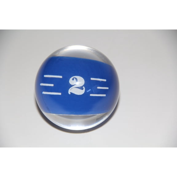 BuyBocceBalls Listing - EPCO Replacement Ball #2 Clear Billiard or Pool Set, 4.2oz, 2.25" diam