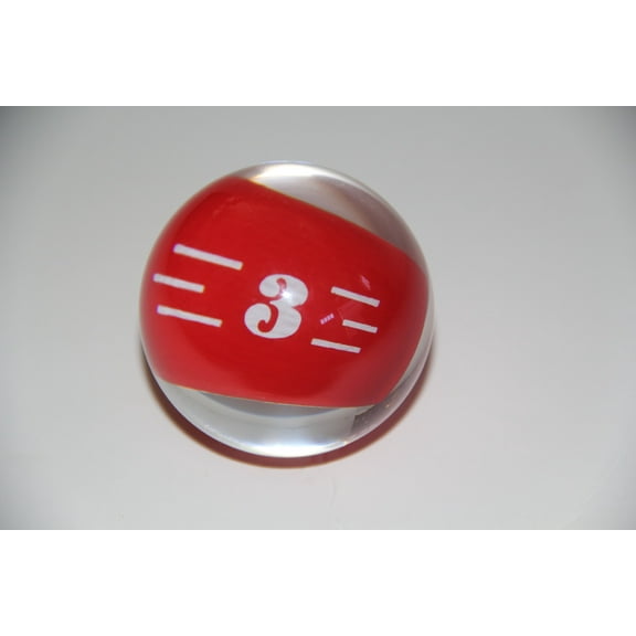 BuyBocceBalls Listing - EPCO Replacement Ball #3 Clear Billiard or Pool Set, 4.2oz, 2.25" diam