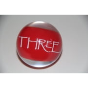 BuyBocceBalls Listing - EPCO Replacement Ball #3 Clear-Hobbit Style Billiard or Pool Set, 4.2oz, 2.25 diam