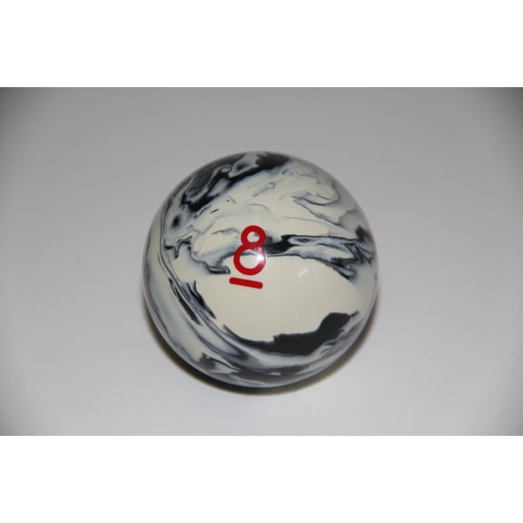 BuyBocceBalls Listing - EPCO Replacement Ball #8 Marbleized Glo Regulation Billiard or Pool Set, 5.75oz, 2.25" diam