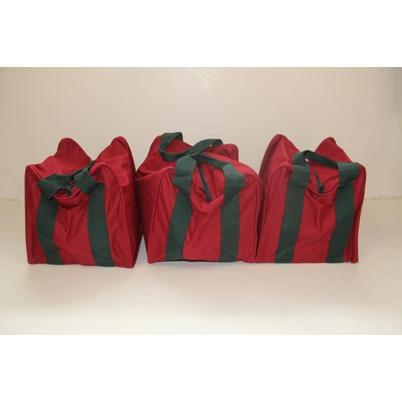 BuyBocceBalls Listing - Heavy Duty 8 Ball Bocce Bag by EPCO - red - 3 Pack