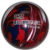 BuyBocceBalls New Listing - (4 1/2 inch- 2lbs.6oz.) EPCO Candlepin Bowling Ball- Single - Urethane - Dark Red, Royal & White