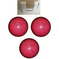 thumbnail image 1 of BuyBocceBalls New Listing - (4 3/4 inch- 3lbs. 6 oz.) Pack of 3 EPCO Duckpin Bowling Balls - Neon Speckled - Magenta, 1 of 1