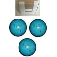 thumbnail image 1 of BuyBocceBalls New Listing - (4 3/4 inch- 3lbs. 8 oz.) Pack of 3 EPCO Duckpin Bowling Balls - Neon Speckled - Blue, 1 of 1