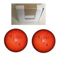 thumbnail image 1 of BuyBocceBalls New Listing - (4 7/8 inch- 3lbs. 8 oz) Pack of 2 EPCO Duckpin Bowling Balls- Neon Speckled - Orange, 1 of 1