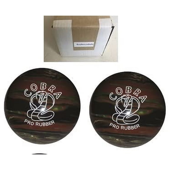 BuyBocceBalls New Listing (5 inch- 3lbs. 12oz.) - 2 Balls - EPCO Duckpin Bowling Ball - Cobra Pro Rubber - Camouflage