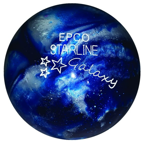 BuyBocceBalls New Listing - EPCO Candlepin Starline Galaxy - Single Ball - Blue - 4 1/2", 2lbs 6oz