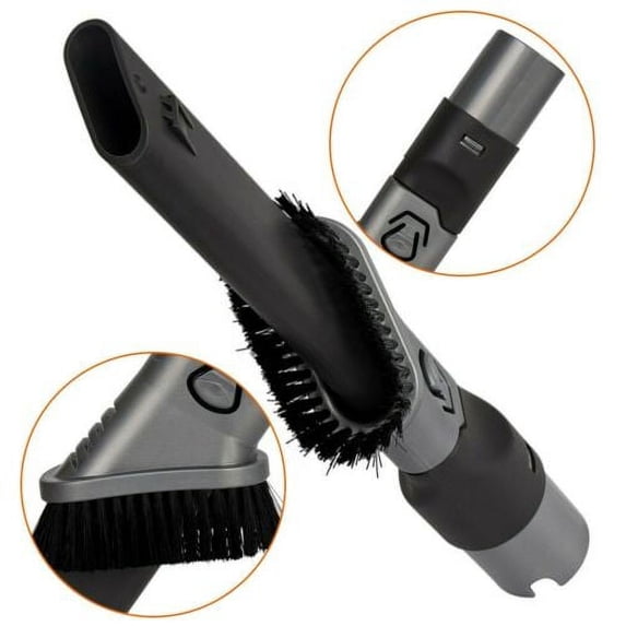 BuyParts 2-in-1 Dusting Brush Crevice Tool Compatible with Shark NV680, NV800, UV700, UV810, ZV700C Series…